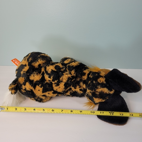 Wild Republic African Wild Dog Calico Hyena Plush Stuffed Animal Black Tan 14" - Picture 8 of 12